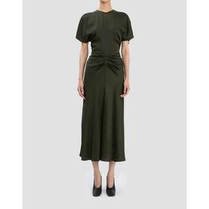 slim fit dress slacks Victoria Beckham Keyhole Dolman Midi Dress main image 1